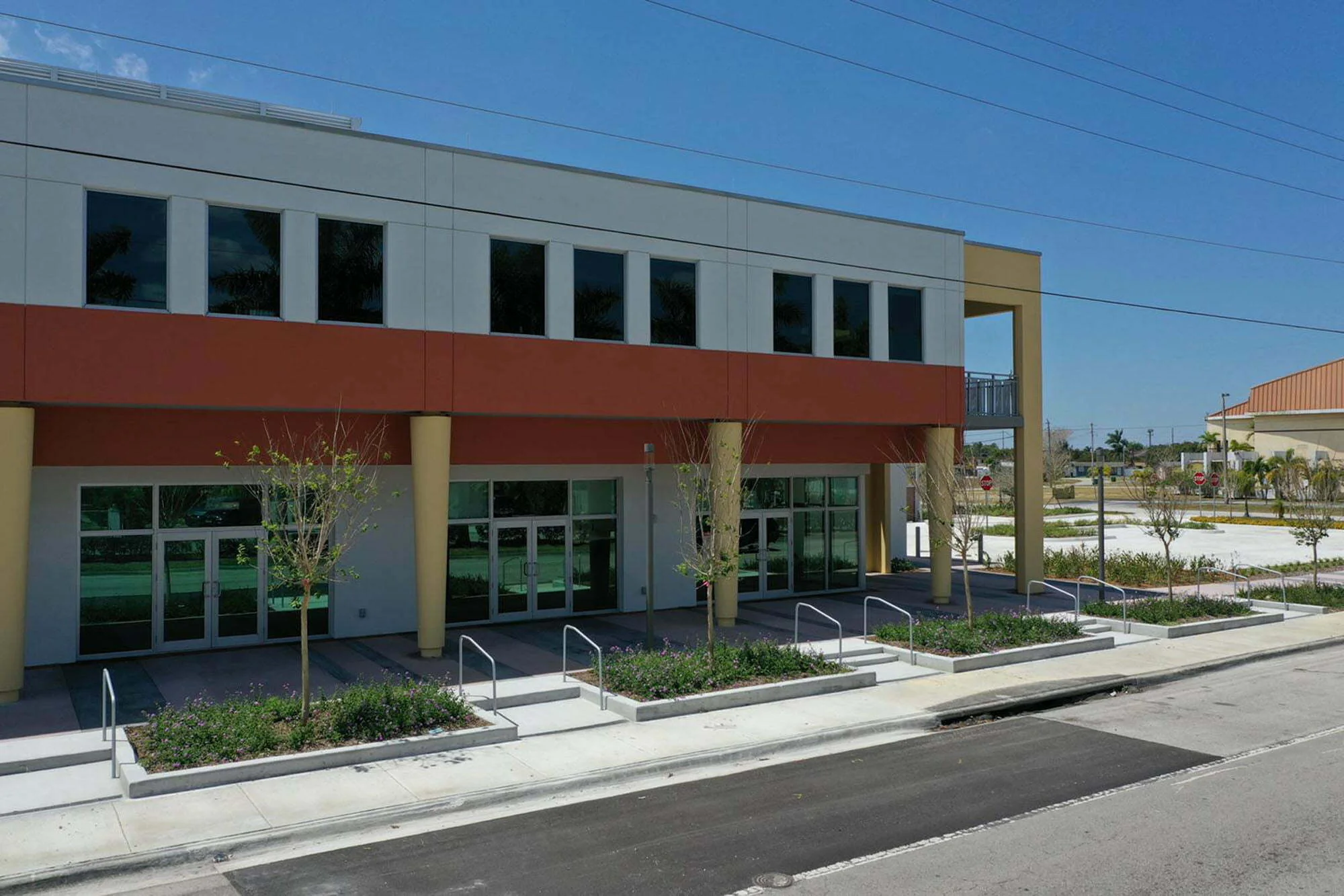 Larcenia J. Bullard Plaza exterior gathering area